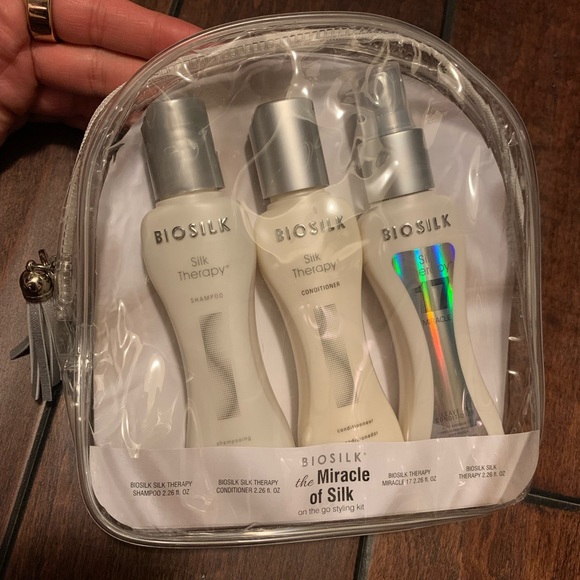 Biosilk Hair Biosilk Travel Kit Shampoo Conditioner Leavein